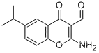 Molecular Structure of 68301-82-6 (2-AMINO-6-ISOPROPYL-4-OXO-4H-BENZOPYRAN-3-CARBOXALDEHYDE)